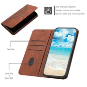 For Motorola Edge 2024 Diamond Splicing Skin Feel Magnetic Leather Phone Case(Brown)