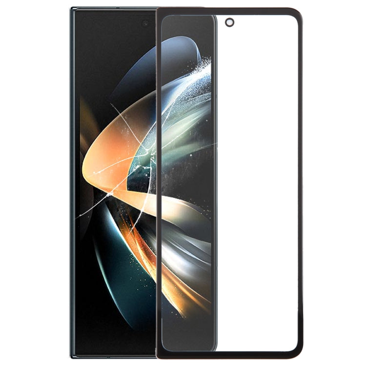 For Samsung Galaxy Z Fold4 SM-F936B/W23 LCD Secondary Screen Outer Glass Lens with OCA Optically Clear Adhesive
