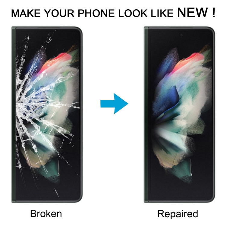 For Samsung Galaxy Z Fold3 SM-F926B/W22 LCD Secondary Screen Outer Glass Lens with OCA Optically Clear Adhesive