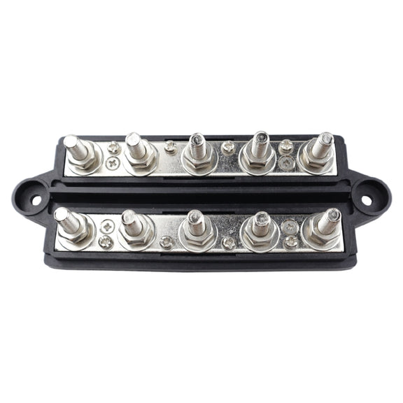 CP-4126 RV / Yacht M8 5-stud Double Row Busbar(Red Black)