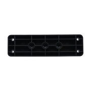RV 600A High Current Busbar 4-way Straight M10 Wiring Studs(Black)