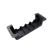 RV 600A High Current Busbar 4-way Straight M10 Wiring Studs(Black)