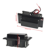 A8531 RV 12V High Power Range Hood Exhaust Fan(Black)