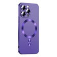 For iPhone 15 Pro Max Liquid Lens Protector Magsafe Phone Case(Dark Purple) - free shipping - PMC TechLife - Order now!