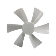 A8702 6 inch RV Skylight Vent D-hole Fan Blade(White)