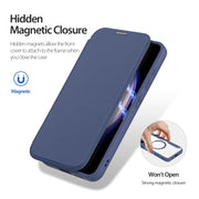 For Samsung Galaxy S24+ 5G DUX DUCIS Skin X Pro Series Magsafe PC + TPU Phone Leather Case(Blue)