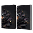 For Samsung Galaxy Tab S9 / S9 FE Crystal Texture Painted Leather Tablet Case(Purple Lotus) - free shipping - PMC Jewellery - Order now!