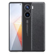 For vivo V29e Litchi Texture Shockproof TPU Phone Case(Black) - vivo Cases by PMC TechLife | Online Shopping South Africa | PMC TechLife | Buy Now Pay Later Mobicred