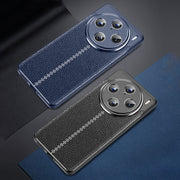 For vivo X100 Pro Litchi Texture Shockproof TPU Phone Case(Black)
