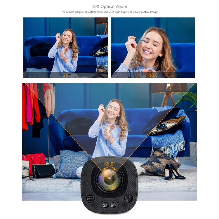FEELWORLD HV10X Professional Streaming Camera Full HD 1080P 60fps USB 3.0 HDMI(EU Plug)