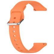 24mm Universal Small Waist Silicone Watch Band(Orange)