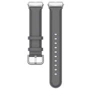 For Redmi Watch 3 Lite / Watch 3 Active Leather Replacement Watch Band(Grey)