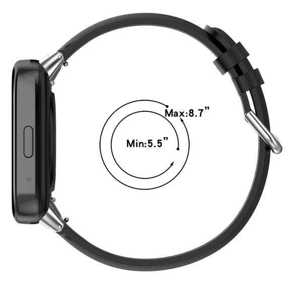 For Redmi Watch 3 Lite / Watch 3 Active Leather Replacement Watch Band(Brown)