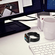 For Redmi Watch 3 Lite / Watch 3 Active Leather Replacement Watch Band(Grey)