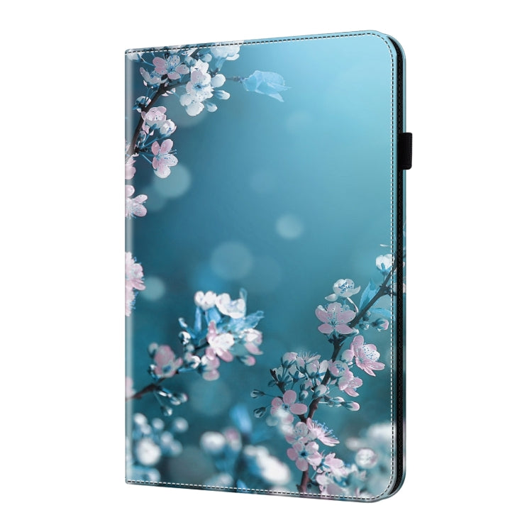 For Lenovo Xiaoxin Pad Pro 12.7 Crystal Texture Painted Leather Tablet Case(Plum Bossom)
