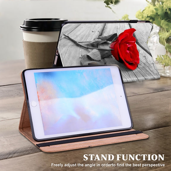For Lenovo Xiaoxin Pad Pro 12.7 Crystal Texture Painted Leather Tablet Case(Rose)