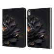 For Lenovo Xiaoxin Pad Pro 12.7 Crystal Texture Painted Leather Tablet Case(Purple Lotus) - Lenovo by PMC TechLife | Online Shopping South Africa | PMC TechLife | Buy Now Pay Later Mobicred