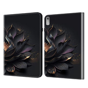 For Lenovo Xiaoxin Pad Pro 12.7 Crystal Texture Painted Leather Tablet Case(Purple Lotus)