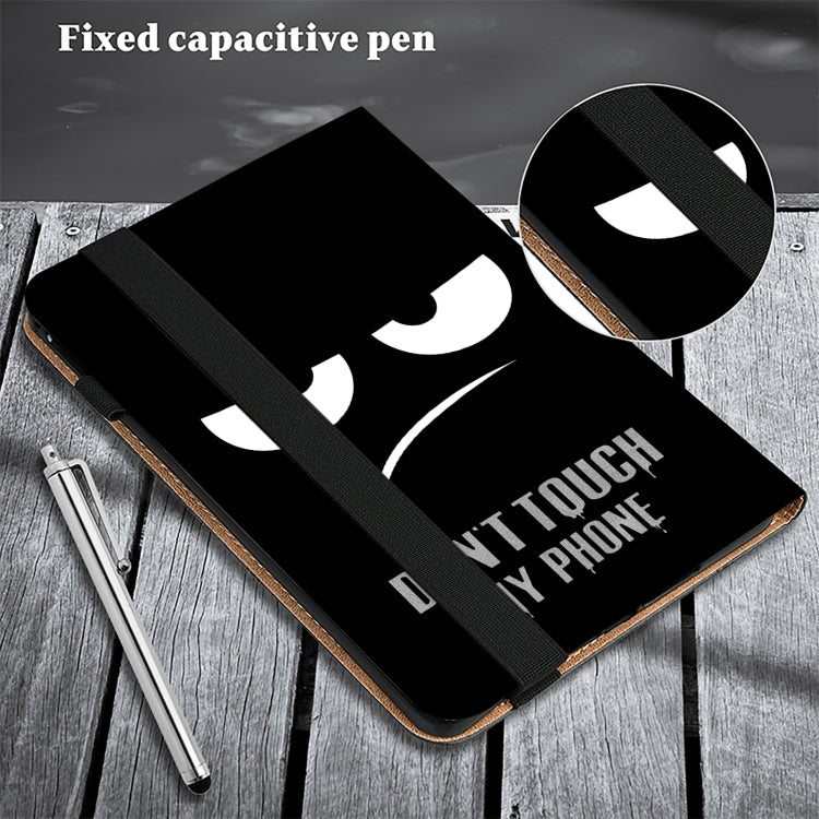 For Lenovo Tab M11 / Xiaoxin Pad 11 2024 Crystal Texture Painted Leather Tablet Case(Dont Touch My Phone)