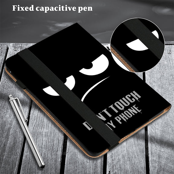 For Lenovo Tab M11 / Xiaoxin Pad 11 2024 Crystal Texture Painted Leather Tablet Case(Dont Touch My Phone)