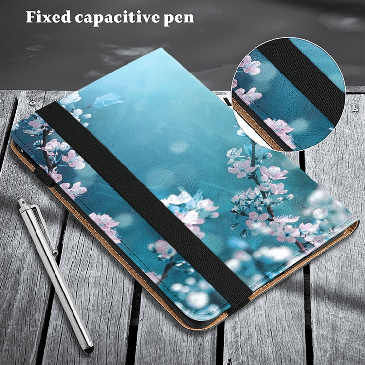 For Lenovo Tab M11 / Xiaoxin Pad 11 2024 Crystal Texture Painted Leather Tablet Case(Plum Bossom)