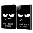 For Xiaomi Pad 6 / Pad 6 Pro Crystal Texture Painted Leather Tablet Case(Dont Touch My Phone) - More Tablet Cases by PMC TechLife | Online Shopping South Africa | PMC TechLife | Buy Now Pay Later Mobicred