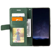 For Google Pixel 9 Skin Feel Splicing Leather Phone Case(Green)