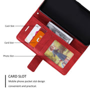 For Google Pixel 9 Pro Skin Feel Splicing Leather Phone Case(Red)
