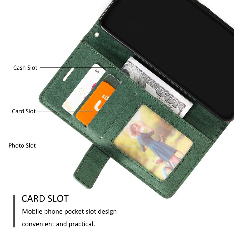 For Google Pixel 9 Pro Skin Feel Splicing Leather Phone Case(Green)