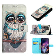 For Motorola Moto G Stylus 5G 2024 3D Painting Horizontal Flip Leather Phone Case(Grey Owl) - Motorola Cases by PMC Jewellery | Online Shopping South Africa | PMC Jewellery | Buy Now Pay Later Mobicred