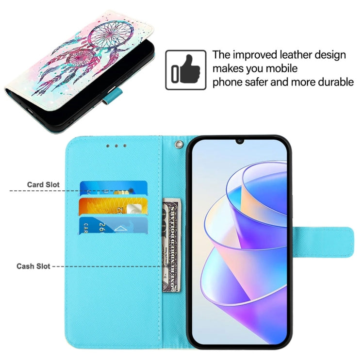 For Huawei Pura 70 3D Painting Horizontal Flip Leather Phone Case(Color Drop Wind Chimes)