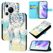 For Huawei Pura 70 3D Painting Horizontal Flip Leather Phone Case(Dream Wind Chimes)