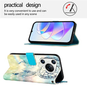 For Huawei Pura 70 3D Painting Horizontal Flip Leather Phone Case(Dream Wind Chimes)