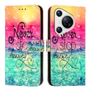 For Huawei Pura 70 3D Painting Horizontal Flip Leather Phone Case(Chasing Dreams)