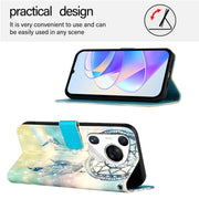 For Huawei Pura 70 Pro 3D Painting Horizontal Flip Leather Phone Case(Dream Wind Chimes)
