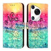 For Huawei Pura 70 Pro 3D Painting Horizontal Flip Leather Phone Case(Chasing Dreams)
