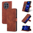 For Huawei Enjoy 60X/nova Y91 AZNS Skin Feel Calf Texture Flip Leather Phone Case(Brown) - Huawei Cases by AZNS | Online Shopping South Africa | PMC TechLife | Buy Now Pay Later Mobicred