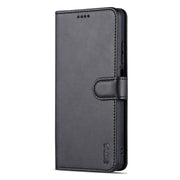 For Huawei Enjoy 60X/nova Y91 AZNS Skin Feel Calf Texture Flip Leather Phone Case(Black)