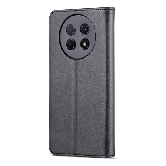 For Huawei Enjoy 60X/nova Y91 AZNS Skin Feel Calf Texture Flip Leather Phone Case(Black)