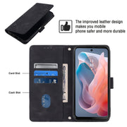For Motorola Moto G Play 5G 2024 Skin Feel Embossed Leather Phone Case(Black)