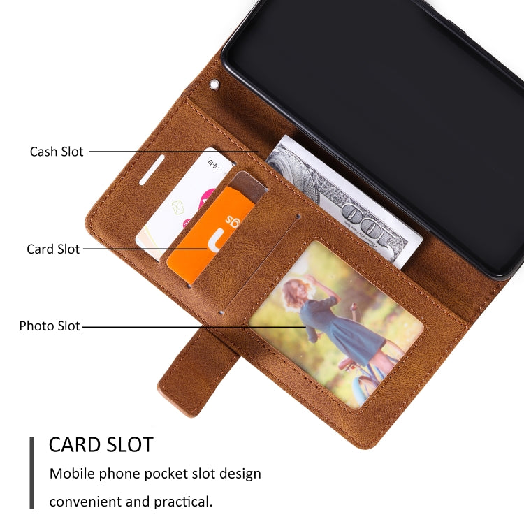 For Honor 90 Skin Feel Splicing Leather Phone Case(Brown)