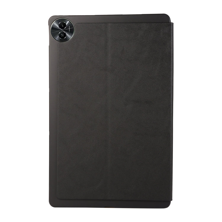 For Lenovo Xiaoxin Pad Pro 12.7 Simple Crazy Horse Leather Tablet Case(Black)