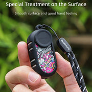 For Insta360 GO 3 Sunnylife Cooling Silicone Case Stickers Skin Wrap Lens Cover with Neck Strap(Black)