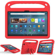 For Amazon Kindle Fire Max 11 Handle EVA Shockproof Tablet Case with Holder(Red) - Amazon by PMC TechLife | Online Shopping South Africa | PMC TechLife | Buy Now Pay Later Mobicred