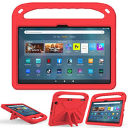 For Amazon Kindle Fire Max 11 Handle EVA Shockproof Tablet Case with Holder(Red)