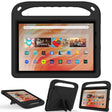 For Amazon Kindle Fire HD 10 2023 Handle EVA Shockproof Tablet Case with Holder(Black) - Amazon by PMC TechLife | Online Shopping South Africa | PMC TechLife | Buy Now Pay Later Mobicred