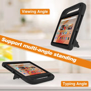 For Amazon Kindle Fire HD 10 2023 Handle EVA Shockproof Tablet Case with Holder(Black)