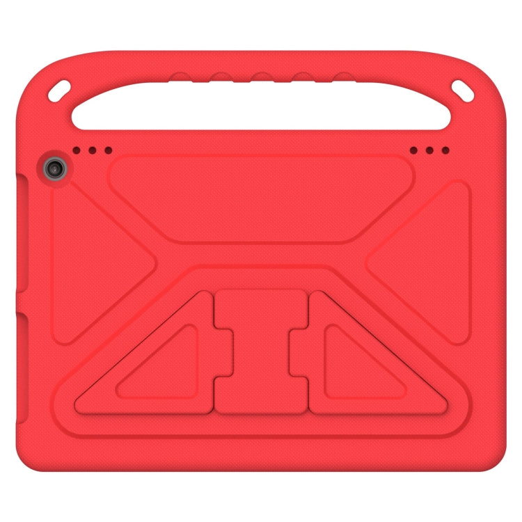 For Amazon Kindle Fire HD 10 2023 Handle EVA Shockproof Tablet Case with Holder(Red)