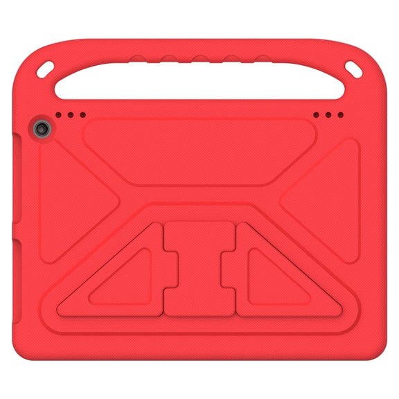 For Amazon Kindle Fire HD 10 2023 Handle EVA Shockproof Tablet Case with Holder(Red)