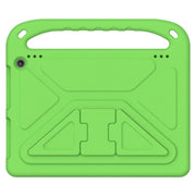 For Amazon Kindle Fire HD 10 2023 Handle EVA Shockproof Tablet Case with Holder(Green)